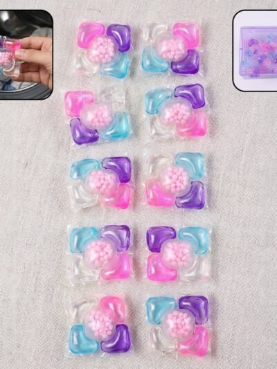 Laundry Detergent Pods – 10 Pre-Measured Stain Removal Capsules