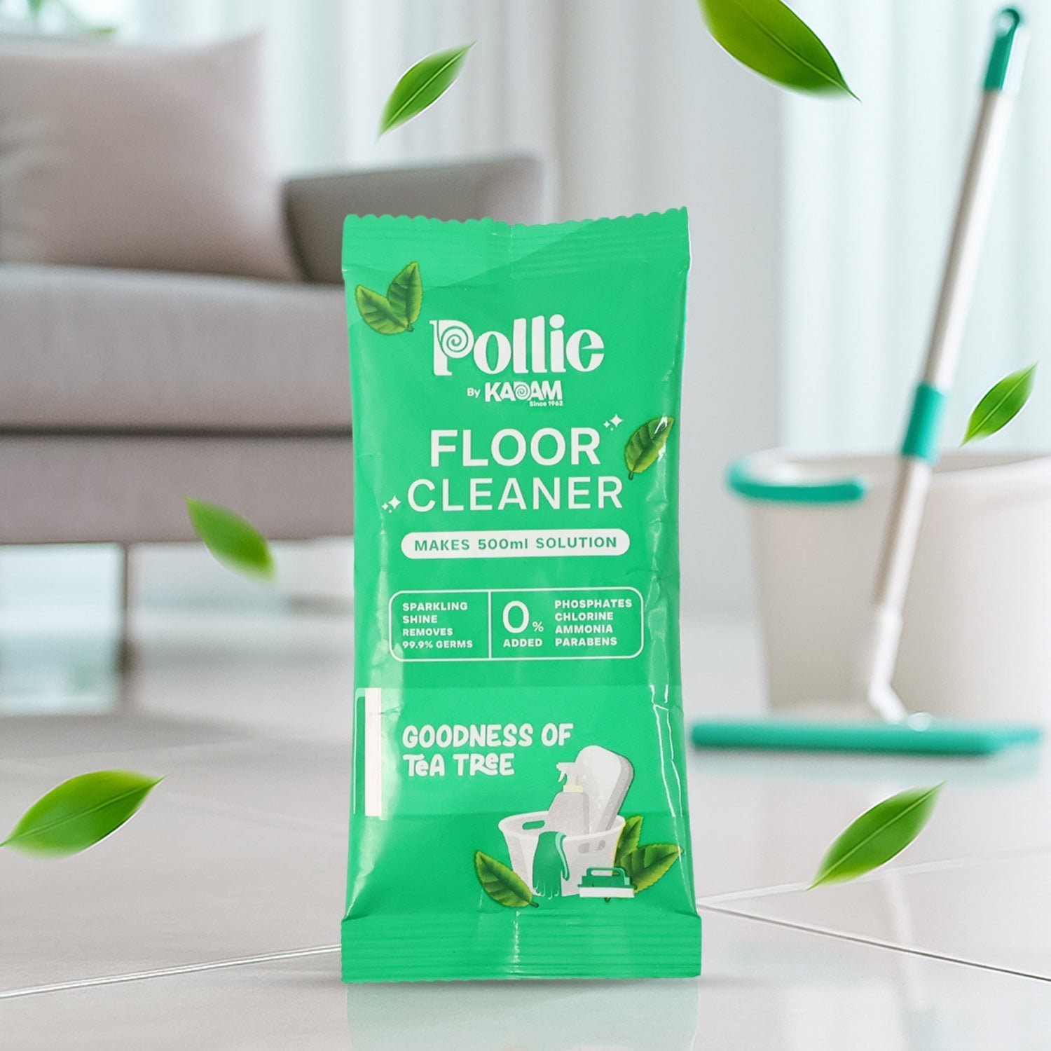 Concentrated Floor Cleaner – Tea Tree Fragrance, Quick Dry Formula