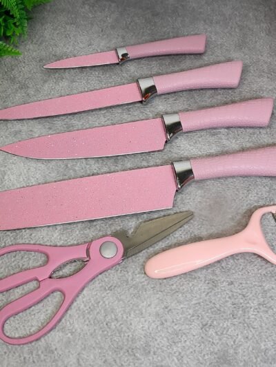Chef Knife Set � 6 Pcs Stainless Steel Ceramic Coated | Quickslice