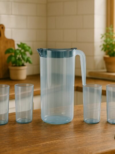 Crystal Premium Jug – 1500ml BPA-Free Unbreakable Set