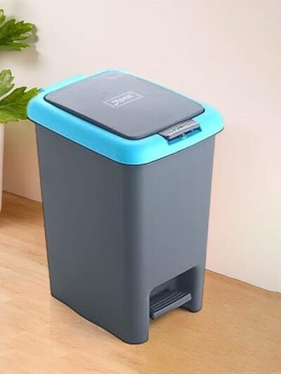 Push N Pedal Dust Bin – Hands-Free 6.5 Liter Space-Saver