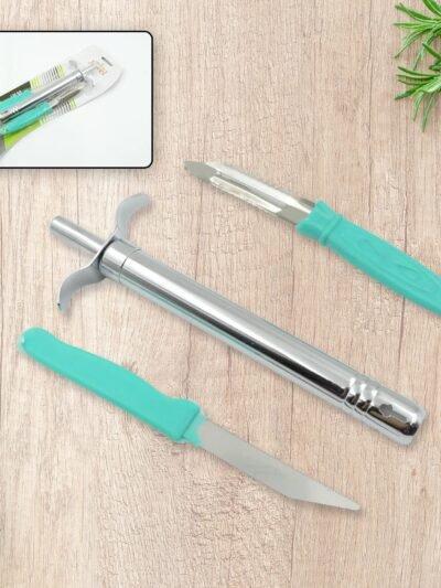 Kitchen Combo Set – Lighter, Knife & Peeler | Quickslice