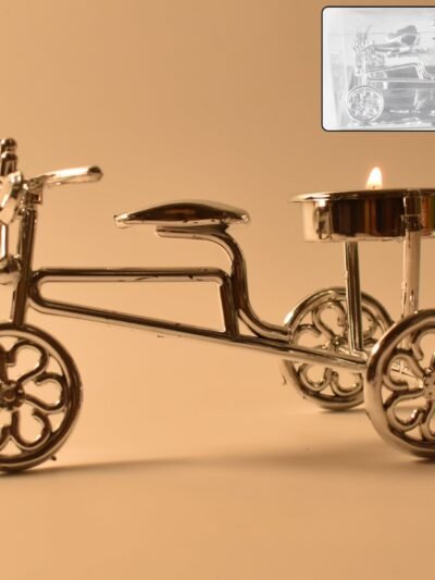 Cycle Tealight Holder – Festive Decorative Candle Stand for Diwali