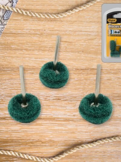 Abrasive Polishing Wheel Set – 3 Pcs, 3mm Shank for Rotary Tools | Wagtail