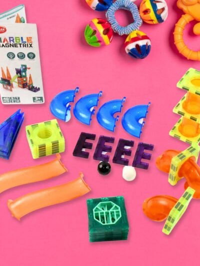 Magnetic Marble Run – 48-Piece STEM Building Set for Kids