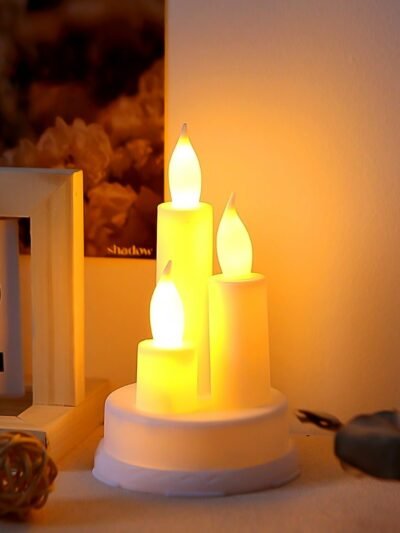 LED Taper Candles – Realistic Flickering Flame | Indo Glow