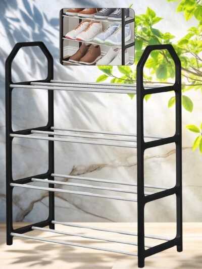 Folding Shoe Rack – 4-Layer Space-Saving Organizer |
