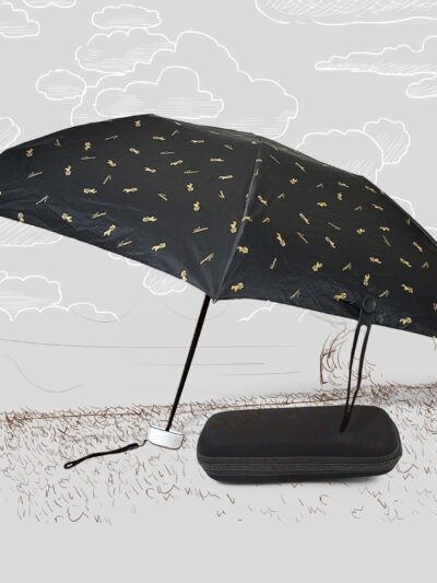 Compact Umbrella – UV Protection, 3-Fold & Zip Case | DrizzlePro