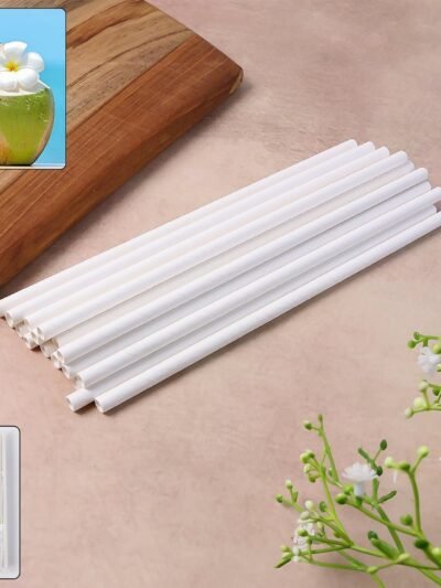 Paper Straws – Sog-Resistant & Eco-Friendly 6mm x 200mm, 50 pcs