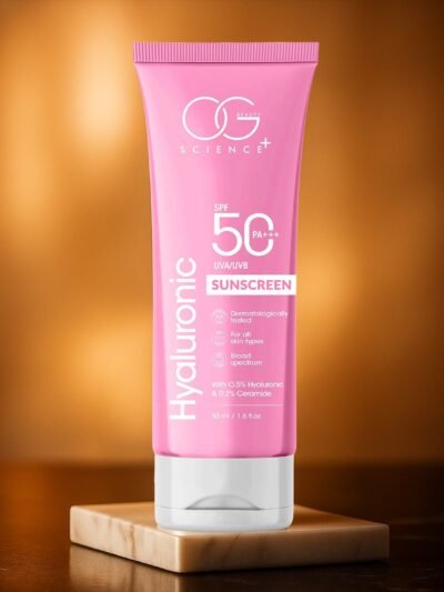 Hyaluronic Sunscreen SPF 50 – Lightweight Hydrating Sun Protection