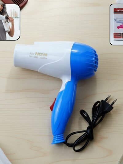 Foldable Hair Dryer – Compact & Travel-Friendly for Quick Drying