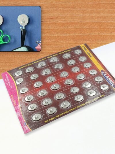 Stainless Steel Wall Hooks – 36 Pc Self-Adhesive | Indo Glow