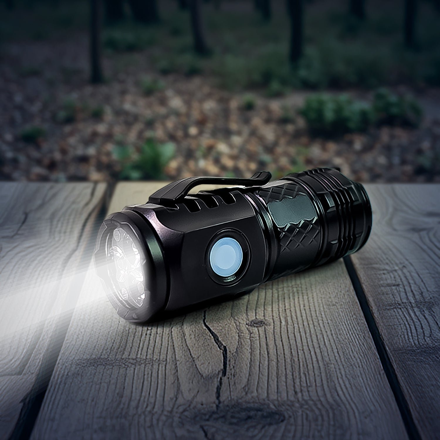 Rechargeable LED Torch � 5 Modes, Waterproof | Indo Glow