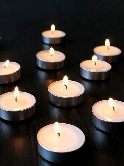 Smokeless Tealight Candles – 50 Pcs Set for Diwali | Indo Glow