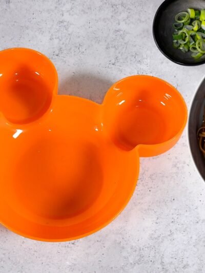 Mickey Mouse Kids Plate – BPA-Free & Unbreakable | Jiaqi