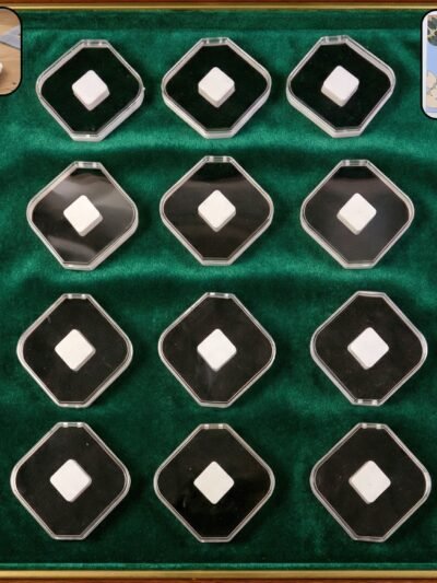 Jewellery Storage Box Set – 12 Pc Soft Cushion Display