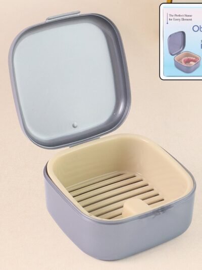 Teeth Storage Box – Hygienic Denture Case with Inner Tray