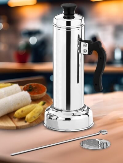 Puttu Maker – Stainless Steel Steamer Set for Pressure Cooker | Indo Glow