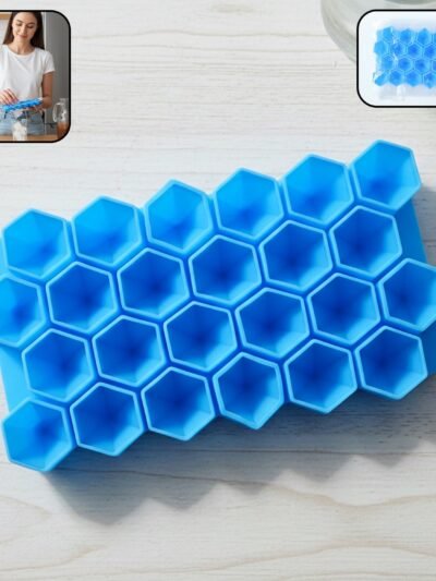 Flexible Silicone Diamond Ice Cube Tray – Easy Release & Reusable
