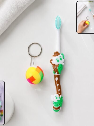 Kids Toothbrush – Fun Oral Care Set with Toy and Ball
