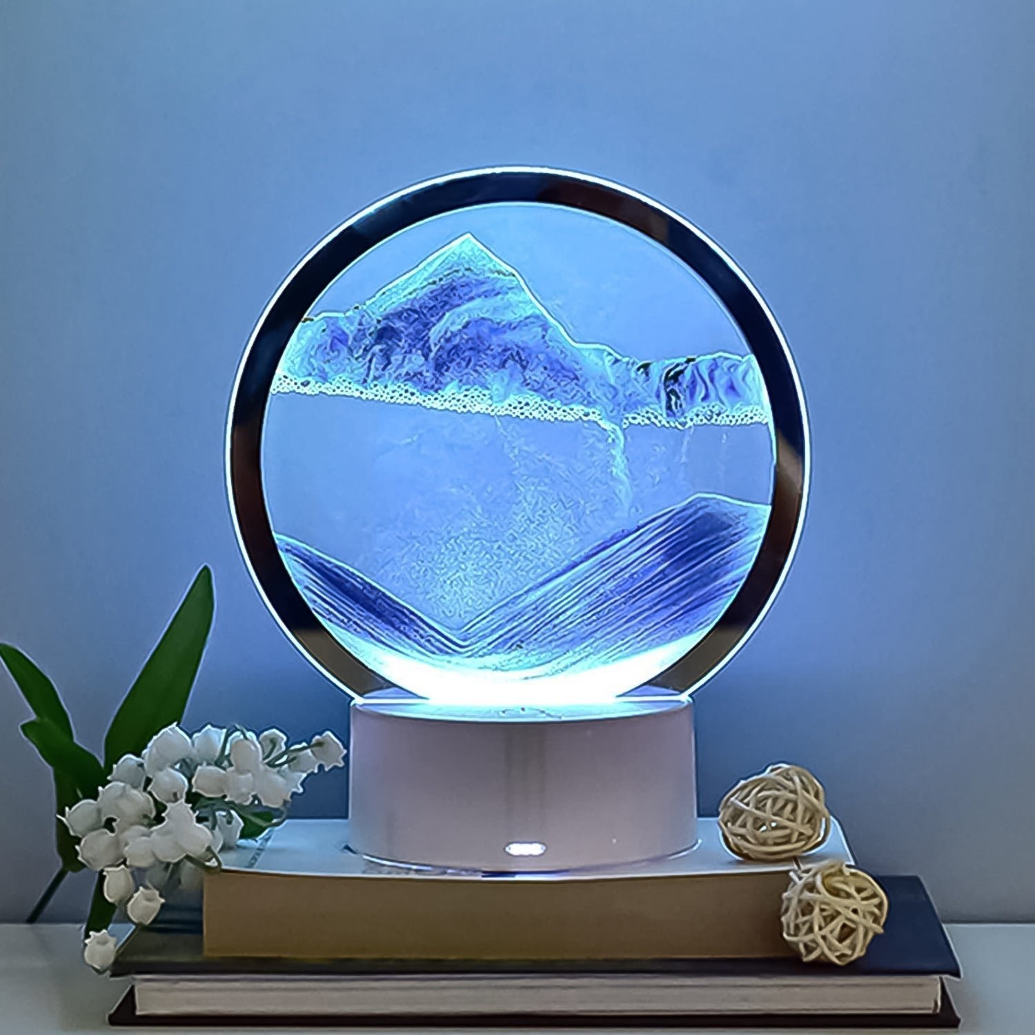 Moving Sand Art Picture � 5 Color Light Changing Decor | Craftily