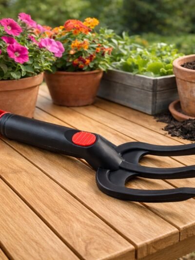 Garden Hand Cultivator Fork – Durable 3 Prong Soil Loosening Tool