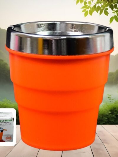 Car Ashtray � Portable Smokeless Cup Holder with Lid | Velvet Wheels