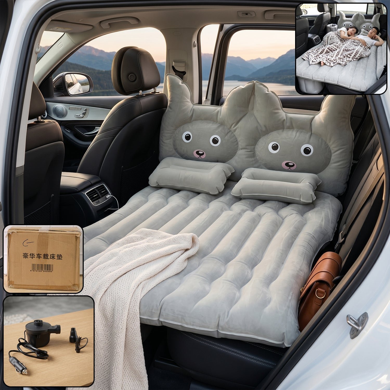 Car Air Mattress Bed Set � Comfortable & Portable Camping Solution