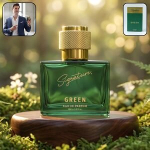Signature Green Eau De Perfume – Long Lasting Fresh Fragrance for Men