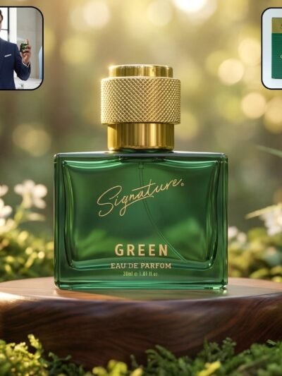 Signature Green Eau De Perfume – Long Lasting Fresh Fragrance for Men