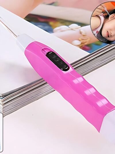 Pink LED Ear Pick with Flashlight and Tweezer – Safe Ear Cleaning