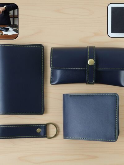 Men's Wallet Gift Set – Complete 4-in-1 Leather Combo for Men