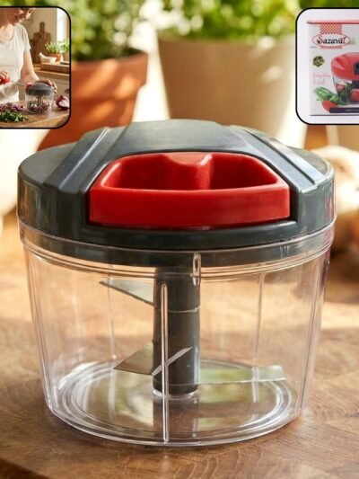 Manual Hand-Press Vegetable Chopper – Compact for Quick Prep