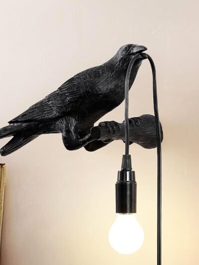 Crow Table Lamp � Vintage Edison Bulb Decor | Tidy Table