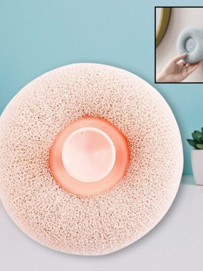 Flower Bath Sponge – Soft Exfoliator with Suction Cup | VelvaBloom