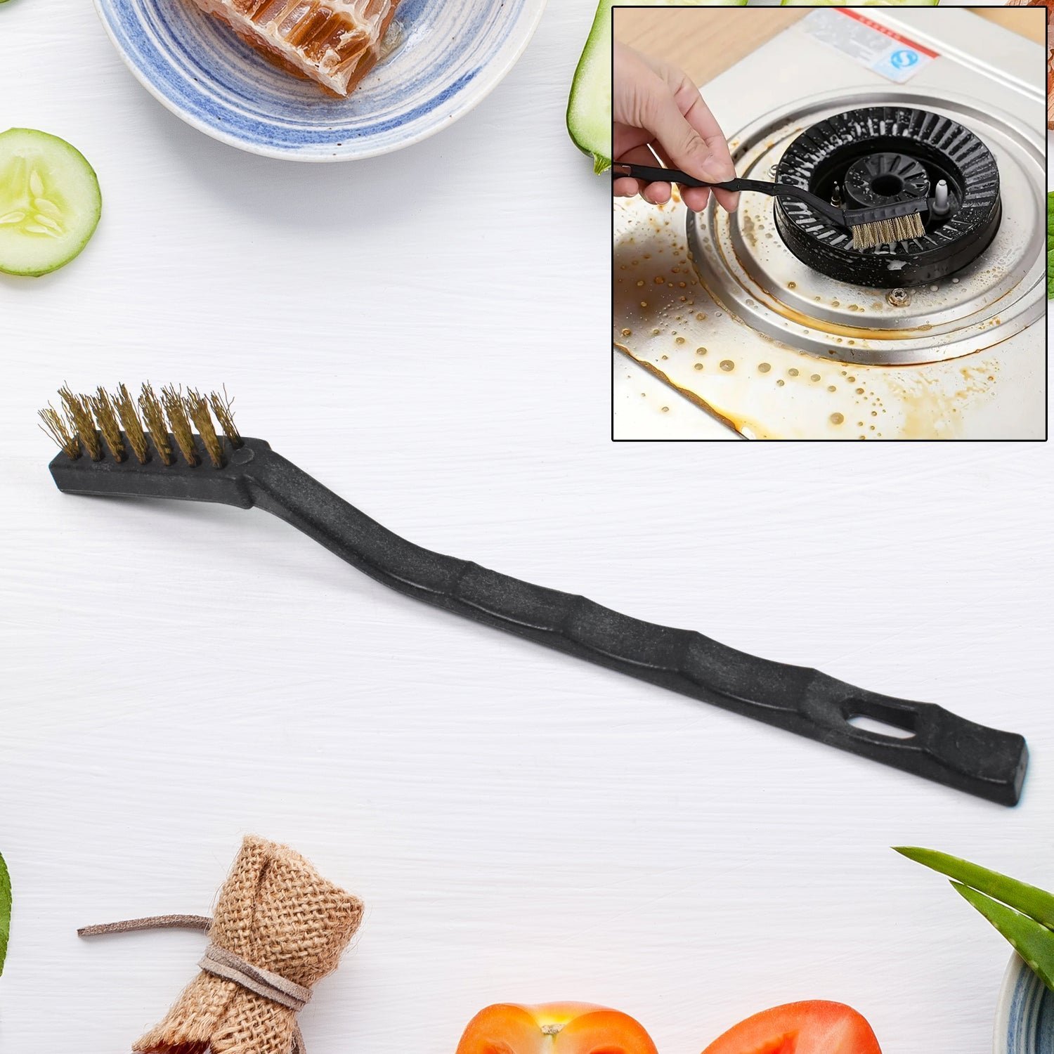 Brass Wire Brush � Multi-Purpose Cleaning & Rust Removal | Velvet Wipe