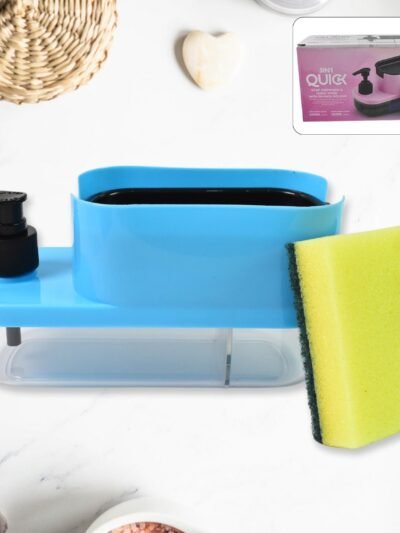 3-in-1 Soap Dispenser � Kitchen & Bathroom Organizer | VelvetBubbles