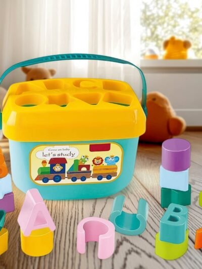 Baby Shape Sorter Toy � Geometric Stacking Blocks | Little Learners