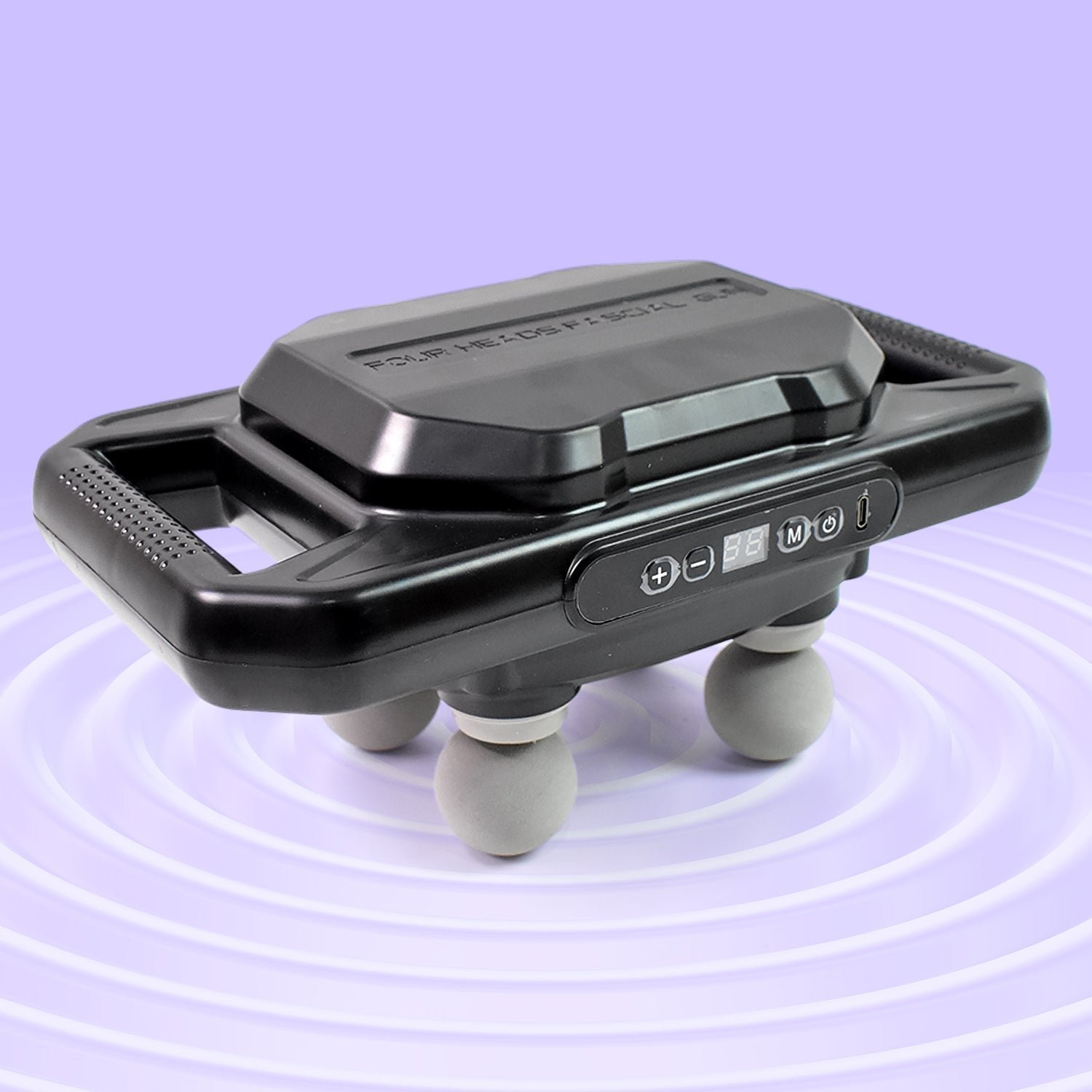 Deep Tissue Massage Gun – 4-Head Portable | Velvet Wellness