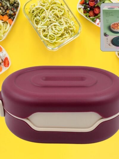 Airtight Tiffin Box – 2 Compartment Food Grade | Lunchie Bunchie