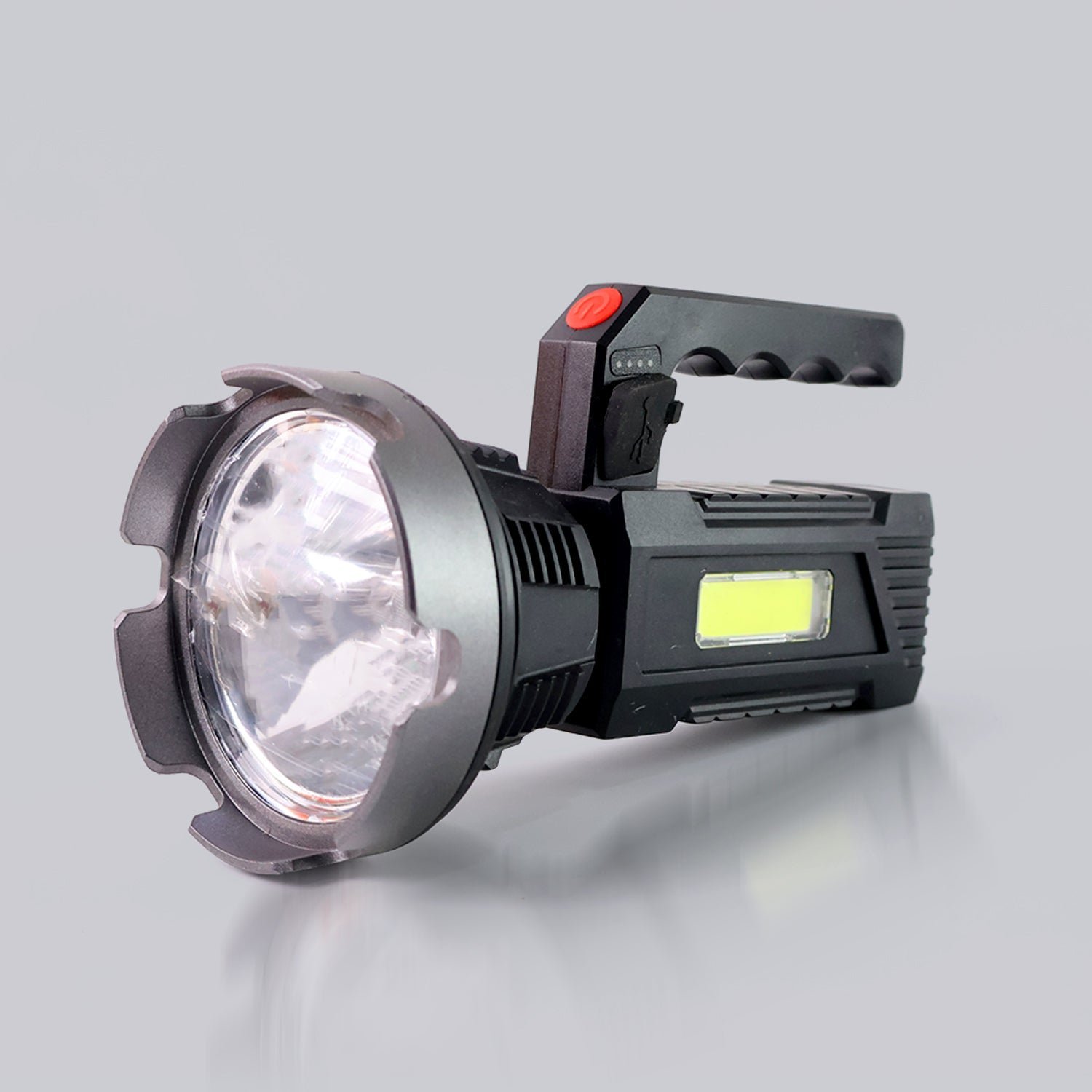 Rechargeable USB LED Hand Torch – Dual Light & Durable