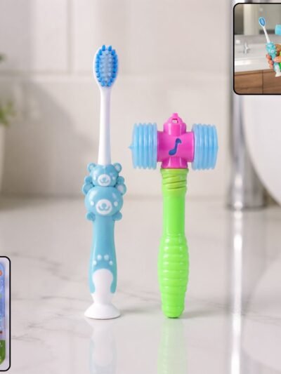 Kids' Toothbrush & Hammer Toy Set – Turning Oral Care into Fun