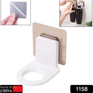 Adhesive Bathroom Hook – No-Drill Shampoo Holder | VelvetBubbles