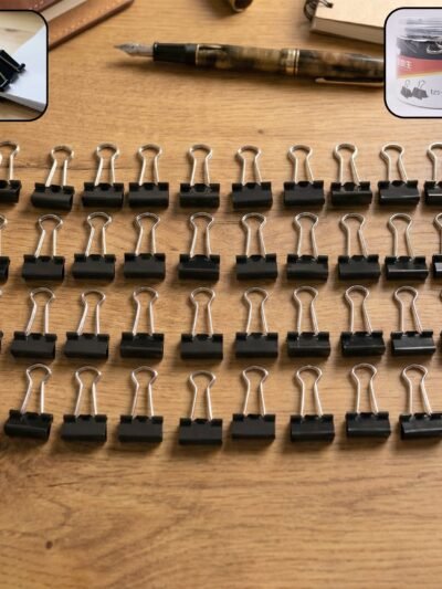 Heavy-Duty Binder Clips – Strong 19 mm Metal, 40 Pc Set