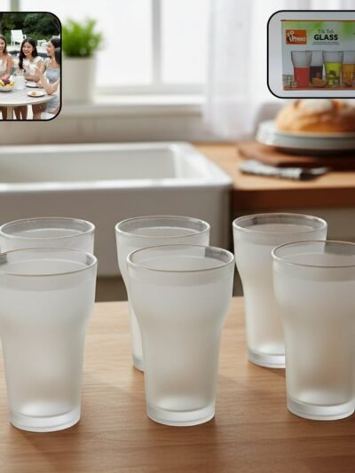 Unbreakable Plastic Drinking Water Glass – Durable & Reusable Set