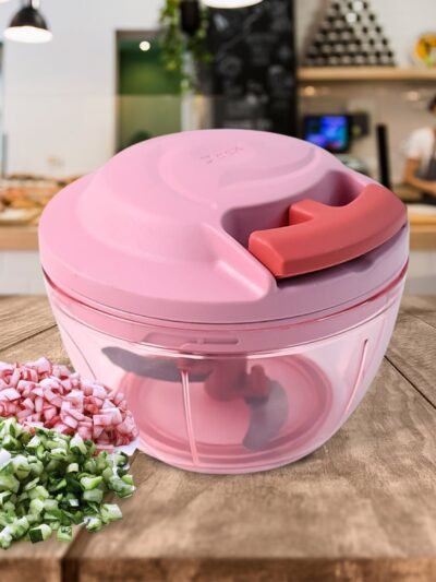 Hand-Pull Vegetable Chopper – 500ml Manual Food Processor