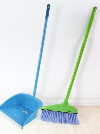 Dustpan and Brush Set – Ergonomic Handle for Easy Sweeping