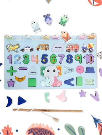 Wooden Number Puzzle � Magnetic Learning Board | Aditi