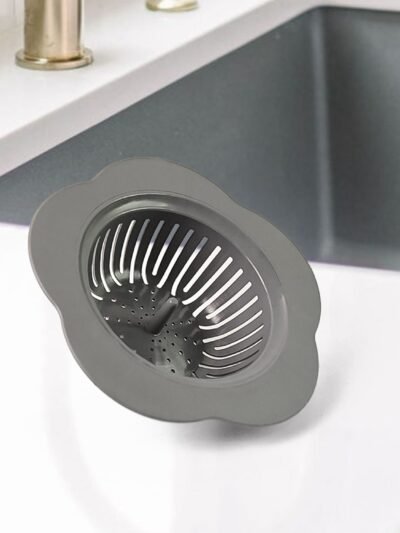 Durable Plastic Sink Strainer – Reusable Flower Pattern