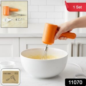 Electric Handheld Whisk Mixer – USB Rechargeable & Detachable